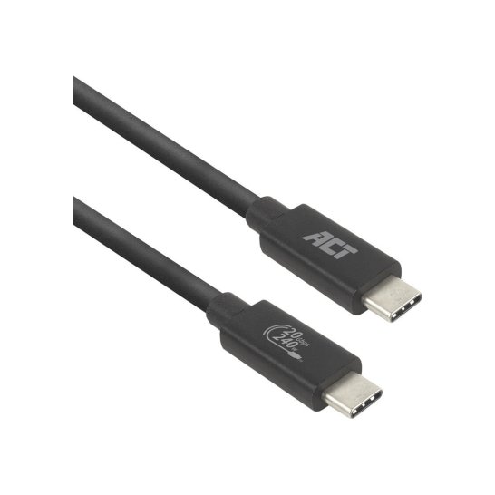 ACT USB4 20Gbps 240W USB Type-C kabel, USB-IF gecertificeerd