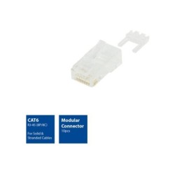 ACT UTP Cat6 modulaire connector, RJ45, Zip Bag