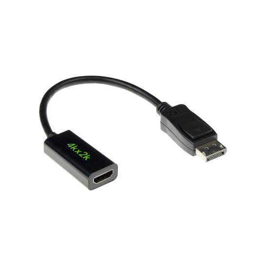 ACT Verloop kabel DisplayPort male – HDMI-A female ACT Verloop kabel DisplayPort male – HDMI-A female