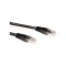 ACT Zwarte 2 meter UTP CAT6 patchkabel met RJ45 connectoren