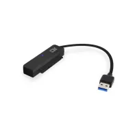 ACT AC1510 tussenstuk voor kabels SATA USB Type-A Zwart