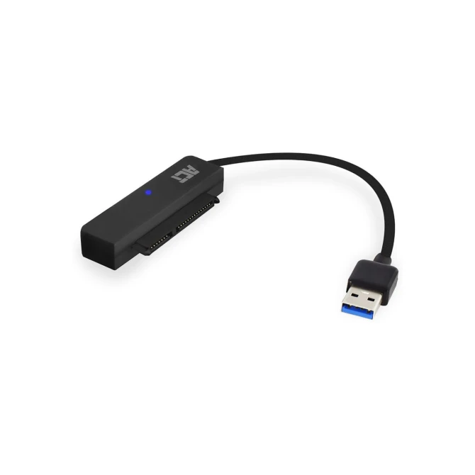 ACT AC1510 tussenstuk voor kabels SATA USB Type-A Zwart