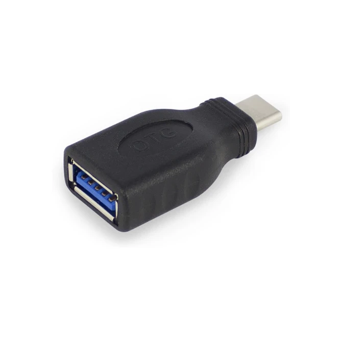 ACT AC7355 tussenstuk voor kabels USB-A USB-C Zwart