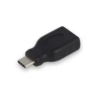 ACT AC7355 tussenstuk voor kabels USB-A USB-C Zwart