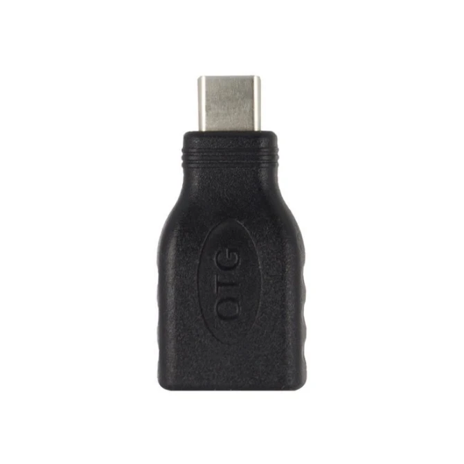 ACT AC7355 tussenstuk voor kabels USB-A USB-C Zwart