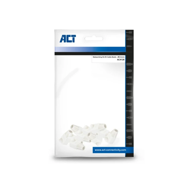 ACT AC4120 kabelbeschermer Grijs 10 stuk(s)