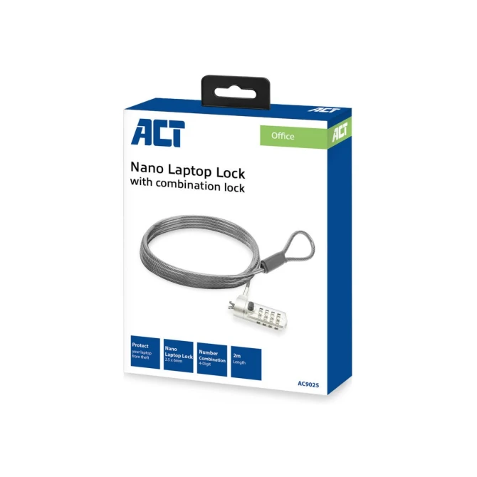 ACT kabelslot | Metallic | 2 m | AC9025