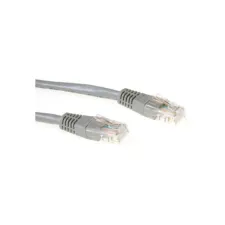 ACT Grijze 10 meter UTP CAT5E patchkabel met RJ45 connectore
