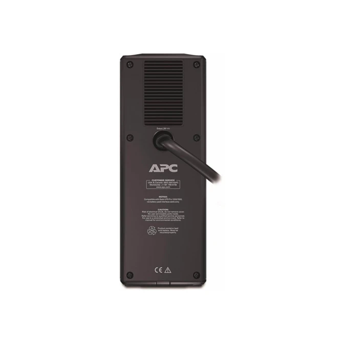 APC BR24BPG Extern Batterijpakket | Compatibel met Back-UPS Pro 1500VA | Verlengde Noodstroomvoorziening | Automatische Herlaadfunctie