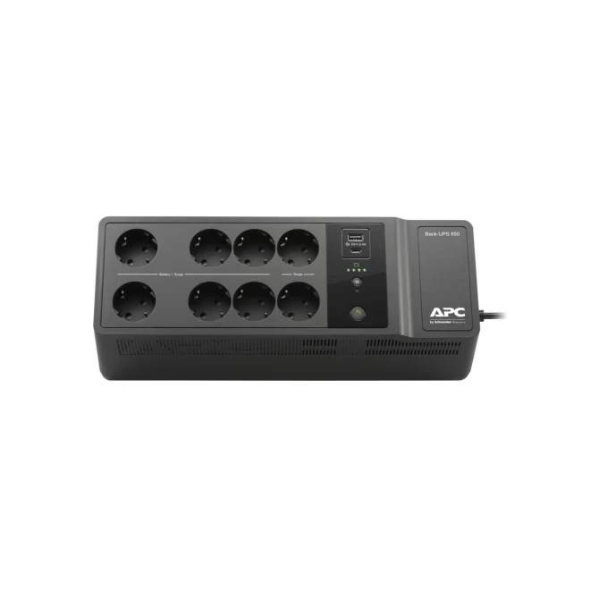 APC Back-UPS BE850G2-GR - Noodstroomvoeding 8x stopcontact