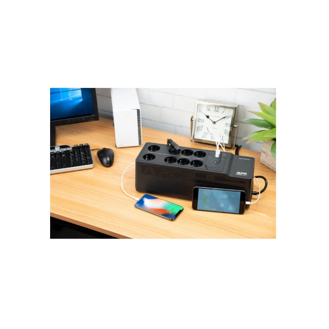 APC Back-UPS BE850G2-GR - Noodstroomvoeding 8x stopcontact