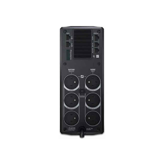 APC Back-UPS Pro BR1200G-FR | 1200 VA | 6 Franse/Belgische Stopcontacten (3 op Accu) | AVR Spanningstabilisatie | Bescherming tegen Stroomstoringen