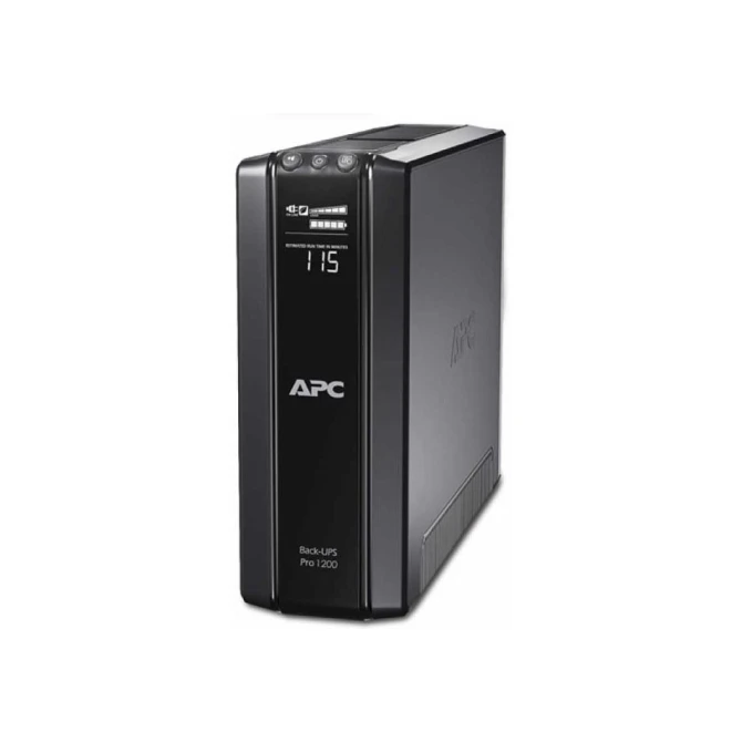 APC Back-UPS Pro BR1200G-FR | 1200 VA | 6 Franse/Belgische Stopcontacten (3 op Accu) | AVR Spanningstabilisatie | Bescherming tegen Stroomstoringen
