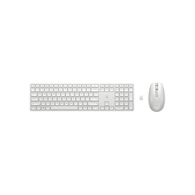 AZERTY | HP 650 Wit | Draadloze Muis en Toetsenbordcombo | AZERTY