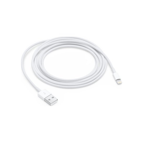 Apple Lightning - USB 2 m Wit Apple Lightning - USB 2 m Wit