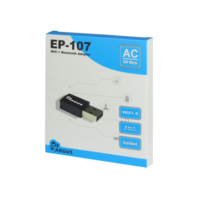 Argus EP-107 Wi-Fi 5 USB Adapter 600Mbps