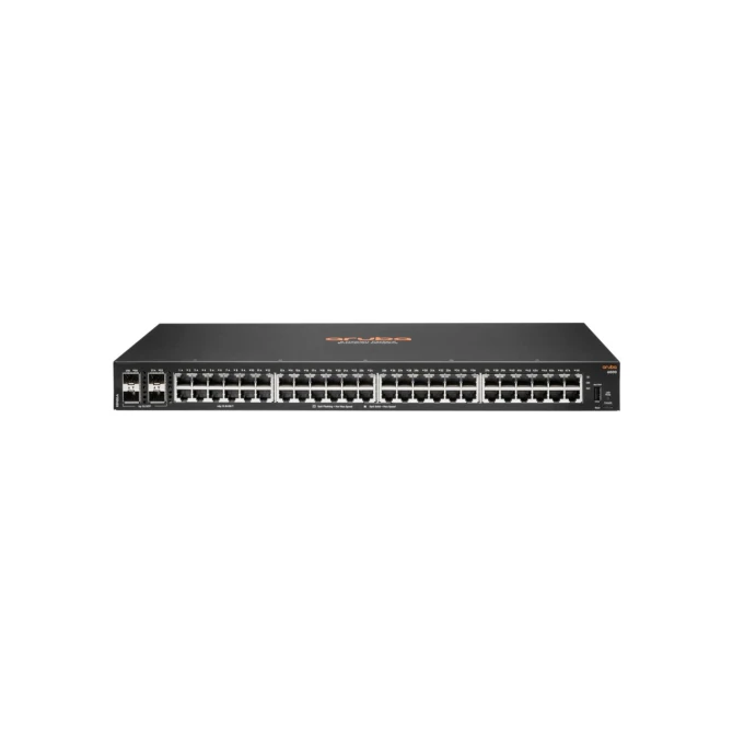 Aruba 6000 48G 4SFP | Managed L3 Switch | 48x Gigabit Ethernet | 4x SFP | 1U Rackmount