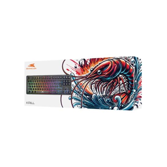 BARACUDA Keyboard KRILL Black US Qwerty Rainbow Tenkeyless BARACUDA Keyboard KRILL Black US Qwerty Rainbow Tenkeyless