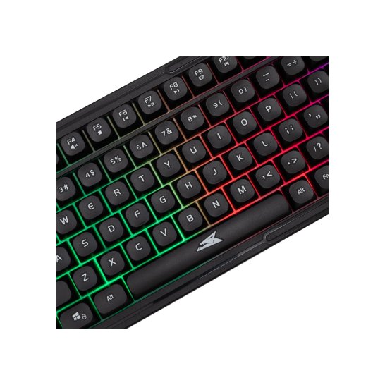 BARACUDA Keyboard + Mouse ORCA Black  LED Rainbow effect