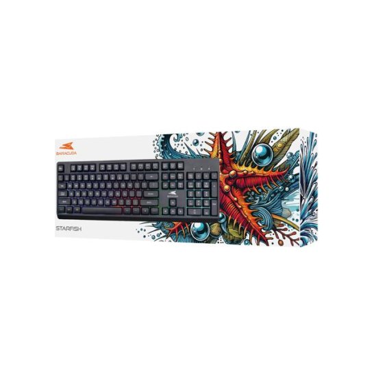 BARACUDA Keyboard STARFISH US Qwerty Rainbow illumination BARACUDA Keyboard STARFISH US Qwerty Rainbow illumination