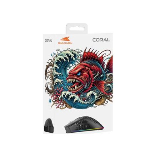 BARACUDA MOUSE CORAL-B RGB 16.8M 12800DPI
1000Hz 20G BARACUDA MOUSE CORAL-B RGB 16.8M 12800DPI
1000Hz 20G
