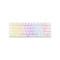 BARACUDA White Keyboard Mechanical Red 61Key 22 AntiGhosting