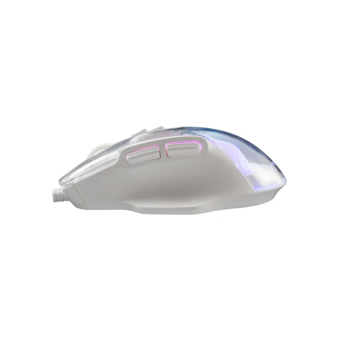 Baracuda ANGLERFISH RGB | Bedrade Gaming Muis | USB-A | 7200 DPI | Wit