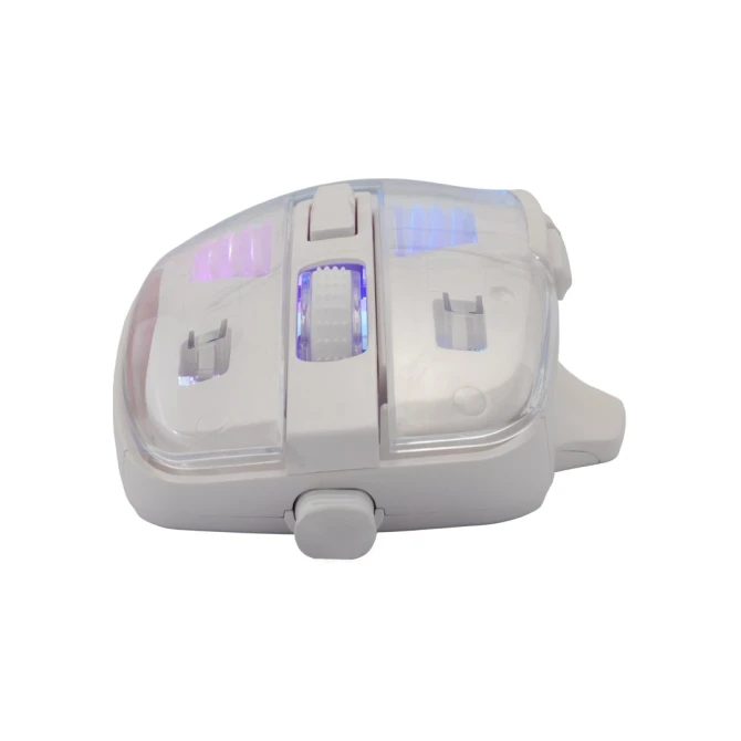 Baracuda ANGLERFISH RGB | Bedrade Gaming Muis | USB-A | 7200 DPI | Wit
