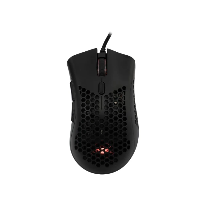 Baracuda CORAL RGB | Bedrade Gaming Muis | USB-A | 12800 DPI | Zwart