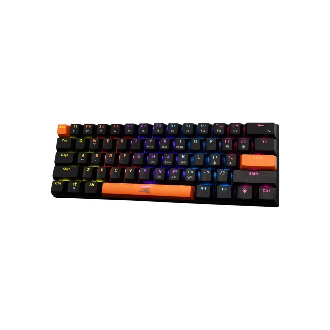 Baracuda DOLPHIN RGB 60% | Bedraad Gaming Toetsenbord | Red Switches | Anti-Ghosting | QWERTY | Zwart