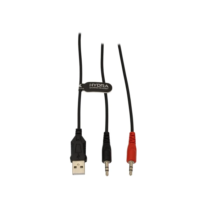 Baracuda HYDRA RGB Rainbow | Gaming Headset 3,5mm & USB | Wit