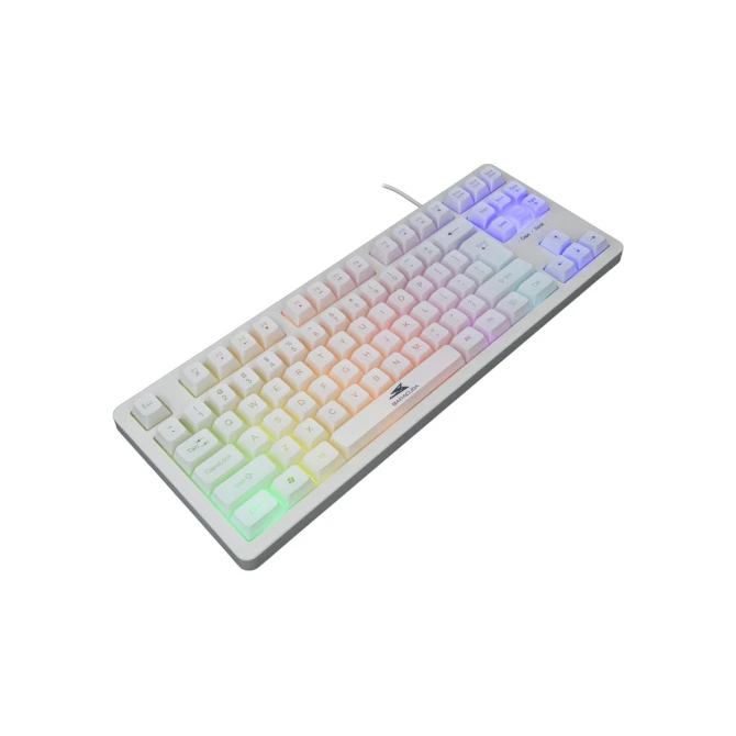 Baracuda KRILL RGB | Tenkeyless Bedraad Gaming Toetsenbord | QWERTY | Wit