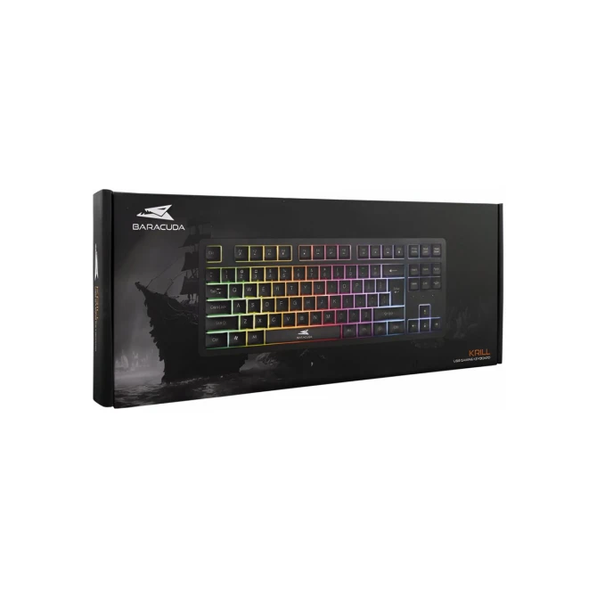 Baracuda KRILL RGB | Tenkeyless Bedraad Gaming Toetsenbord | QWERTY | Zwart