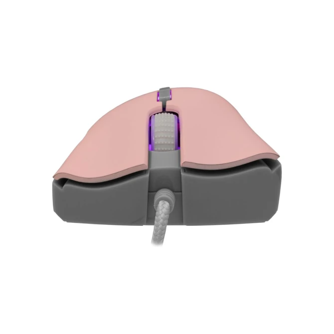 Baracuda LOBSTER RGB | Bekabelde Gaming Muis | USB-A | 6400 DPI | Roze