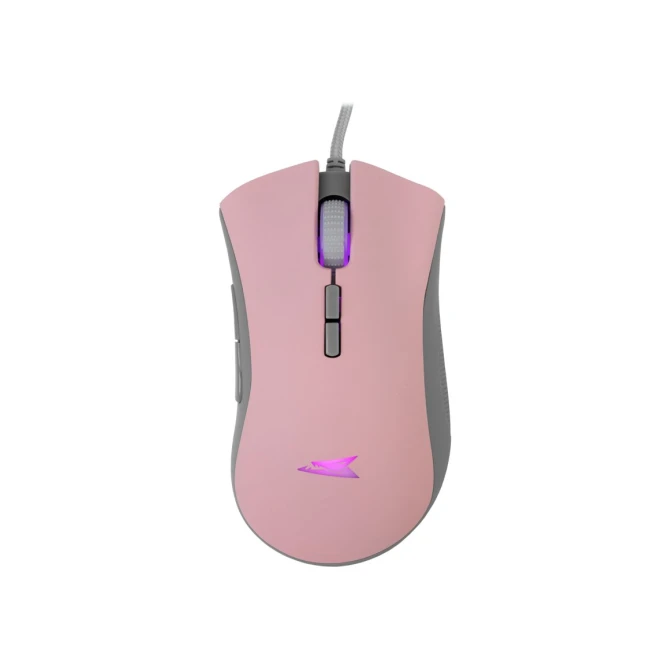 Baracuda LOBSTER RGB | Bekabelde Gaming Muis | USB-A | 6400 DPI | Roze