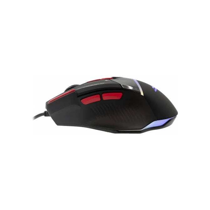 Baracuda MANTA RGB | Bekabelde Gaming Muis | Rechtshandig | USB-A | 12800 DPI | Zwart