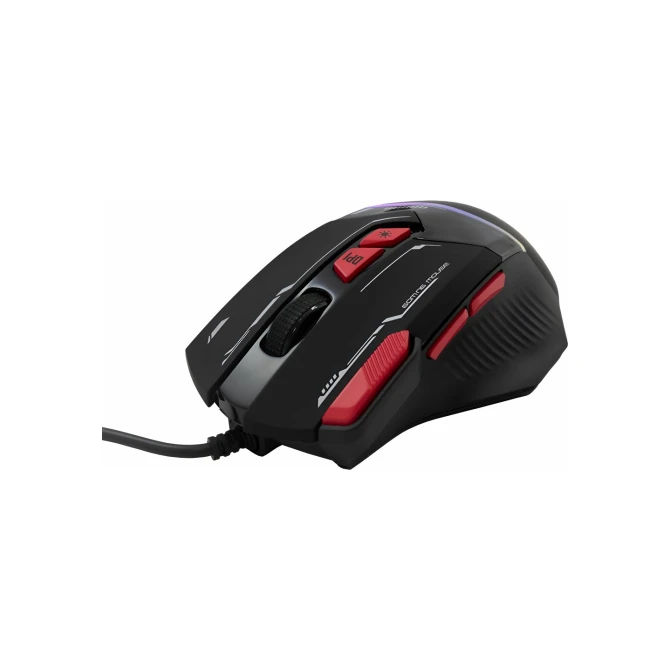 Baracuda MANTA RGB | Bekabelde Gaming Muis | Rechtshandig | USB-A | 12800 DPI | Zwart