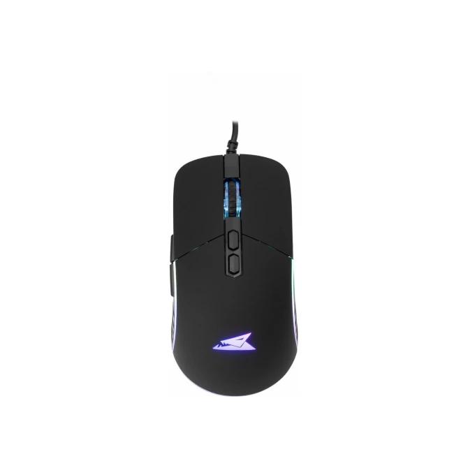 Baracuda NAUTILUS RGB | Bekabelde Gaming Muis | Rechtshandig | USB-A | 12800 DPI | Zwart