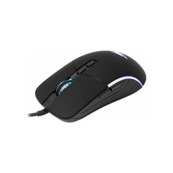 Baracuda NAUTILUS RGB | Bekabelde Gaming Muis | Rechtshandig | USB-A | 12800 DPI | Zwart
