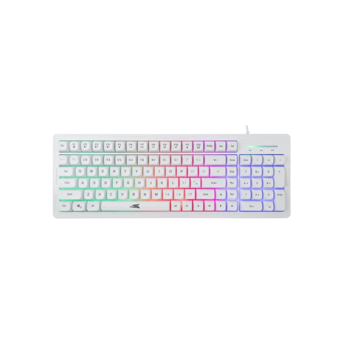BARACUDA Keyboard + Mouse ORCA White LED Rainbow effect
