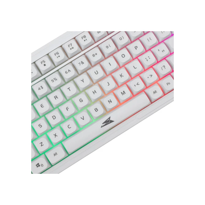 BARACUDA Keyboard + Mouse ORCA White LED Rainbow effect