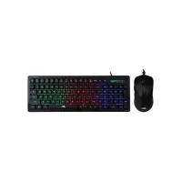BARACUDA Keyboard + Mouse ORCA Black  LED Rainbow effect