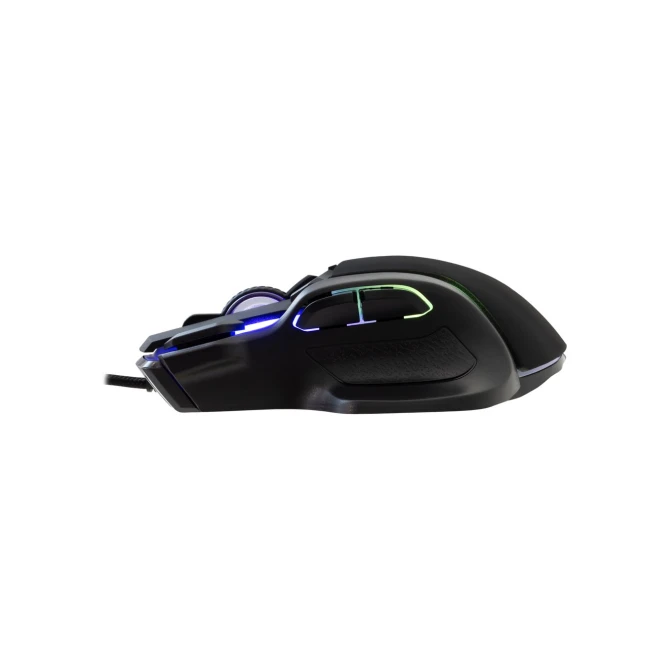 Baracuda PIRANHA RGB | Bedrade Gaming Muis | USB-A | 7200 DPI | Zwart