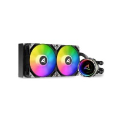 CPU Cooler Sharkoon S80 RGB 240 MM WC Zwart CPU Cooler Sharkoon S80 RGB 240 MM WC Zwart