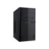 Case 727-22 Black M-ATX USB 3.0 "Steel Brushed" NO PSU