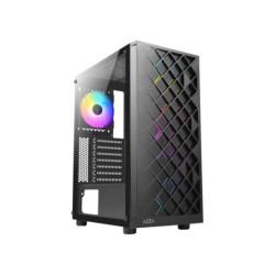 Case Azza Spectra 280B Midi Tower Zwart Case Azza Spectra 280B Midi Tower Zwart