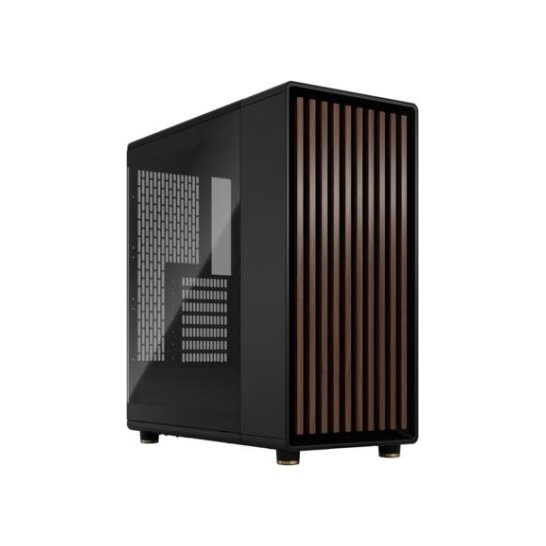 Case Fractal Design North Zwart TG Clear Charcoal Black ATX