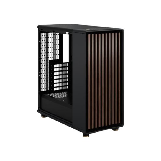 Case Fractal Design North Zwart TG Clear Charcoal Black ATX Case Fractal Design North Zwart TG Clear Charcoal Black ATX