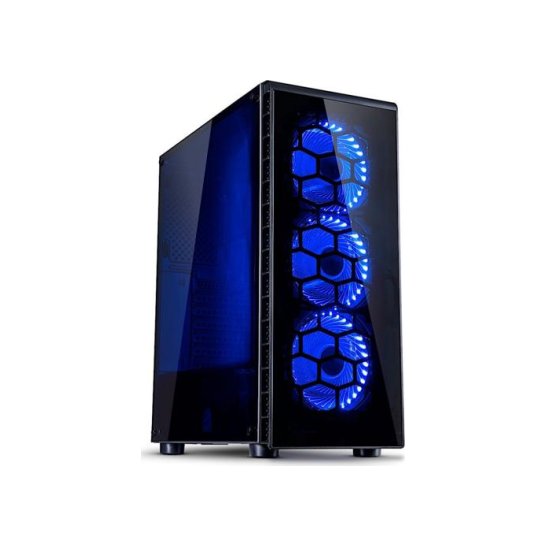 Case Inter-Tech CXC2 ATX Zw. Blue light Acrylic NO-PSU Case Inter-Tech CXC2 ATX Zw. Blue light Acrylic NO-PSU