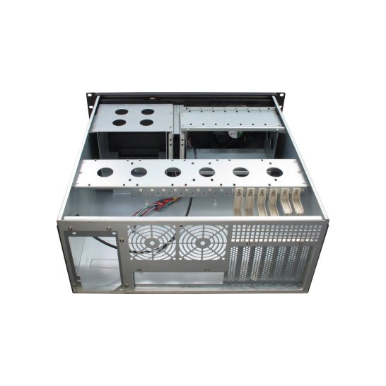 Case Inter-Tech IPC 4U-4088-S Rack Zwart